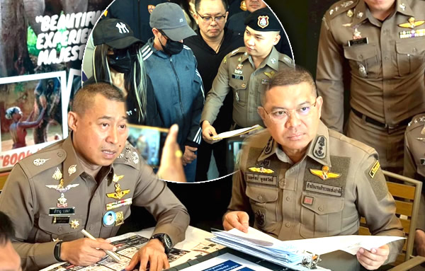 Over 500 police officers conducted raids in Phuket, Phang Nga, and Krabi: 48 arrested, assets worth 1.