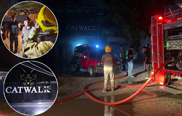حريق في نادٍ غير مرخص في باتايا: وفاة شخص واحد والشرطة تحقق